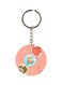 Printed Plastic Keychain
