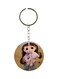 Doll Printed Plastic Keychain