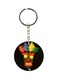 Crash Printed Plastic Keychain