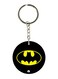 Plastic Batman Printed Keychain Black/Yellow