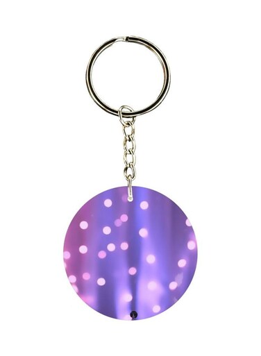 Printed Plastic Keychain