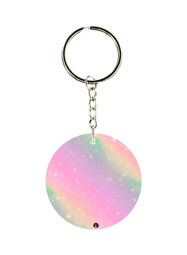 Printed Plastic Keychain