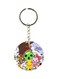 Anime Digimon Printed Plastic Keychain