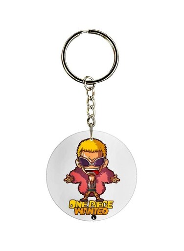 Anime One Piece Printed Plastic Key Chain