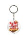 Super Mario Printed Plastic Keychain