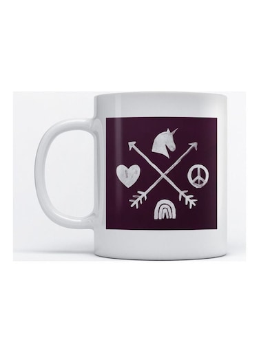 Mug Sugar and spice compass for Coffee and Tea White