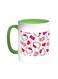 Hello Kitty Printed Coffee Mug Green/White 11ounce