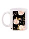 Rose Printed Coffee Mug White/Pink/Black