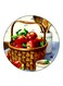 Apples Printed Fridge Magnet Multicolour