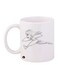 Anime Jazeerat Al Kanz Printed Coffee Mug White/Black