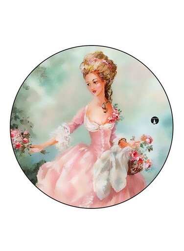 Woman Printed Fridge Magnet Multicolour