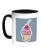 Ice Cream Printed Coffee Mug White/Black 11ounce