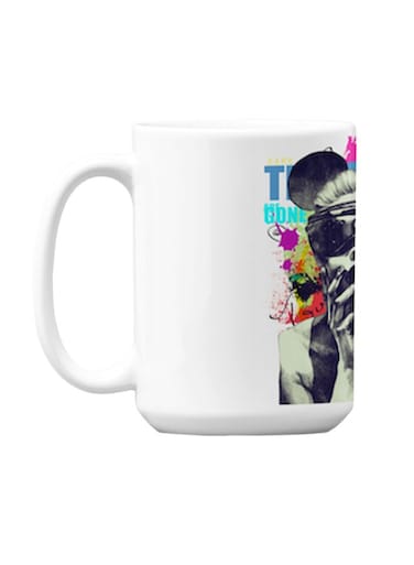 Premium Printed Ceramic Coffee Mug White 350ml