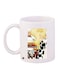 Cartoon Chef Printed Coffee Mug White/Beige/Black 11ounce
