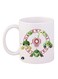 Digimon Printed Mug White/Green/Red 11ounce