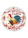 The Chicken Printed Fridge Magnet Multicolour 5.5 x 5.5cm