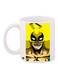 Cartoon Printed Coffee Mug White/Yellow/Black 11ounce