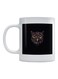 Owl Printed Coffee Mug White/Black/Green