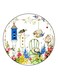 Cartoon Printed Fridge Magnet White/Green/Blue 5.5cm