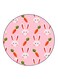 Rabbits Printed Fridge Magnet Round Multicolour