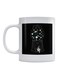 Astronaut Printed Mug White/Black/Yellow 350ml