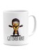 Cute Scorpion Mortal Kombat Printed Mug White/Black/Yellow