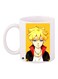 Cartoon Printed Coffee Mug White/Yellow/Black