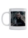 Vikings Ragnar Lodbrok Printed Ceramic Mug White/Black/Beige 350ml