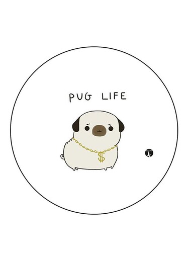 Dog Printed Fridge Magnet Multicolour