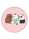 We Bare Bears Printed Fridge Magnet Multicolour