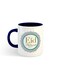 Eid Mubarak Printed Mug White/Navy
