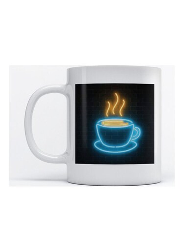 Mug Coffee by Neon Art for Coffee and Tea White