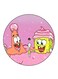Spongebob Printed Fridge Magnet Multicolour