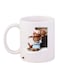 Monkey Printed Coffee Mug White/Brown/Blue 11ounce