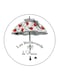 An Umbrella Printed Fridge Magnet Multicolour