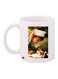 Girl Printed Coffee Mug White/Green/Beige 11ounce