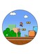 Video Game Super Mario Printed Fridge Magnet Multicolour