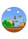 Video Game Super Mario Printed Fridge Magnet Multicolour