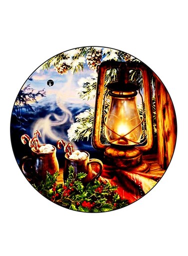 Vintage Art Printed Fridge Magnet Multicolour