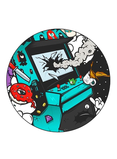 Video Gme Printed Fridge Magnet Multicolour