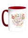 Happy Mothers Day Printed Coffe Mug White/Red/Green