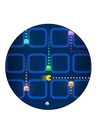 Video Game Pac Man Printed Fridge Magnet Multicolour