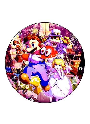 The Video Game Super Mario Printed Fridge Magnet Multicolour