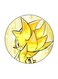 Video Game Sonic Printed Fridge Magnet Round Multicolour