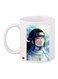 Anime Girl Printed Coffee Mug White/Grey/Blue 11ounce