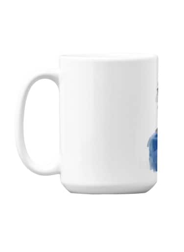 Premium Printed Ceramic Coffee Mug White 350ml
