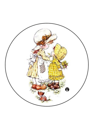 Girls Printed Fridge Magnet Multicolour