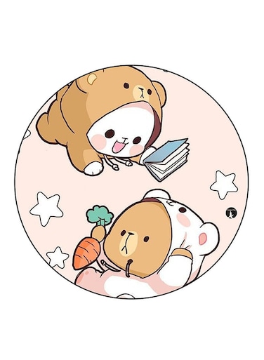 Bears Printed Fridge Magnet Multicolour