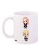 Animated Girl Printed Coffee Mug White/Yellow/Black