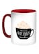 Moka Printed Coffee Mug Red/White/Black 11ounce